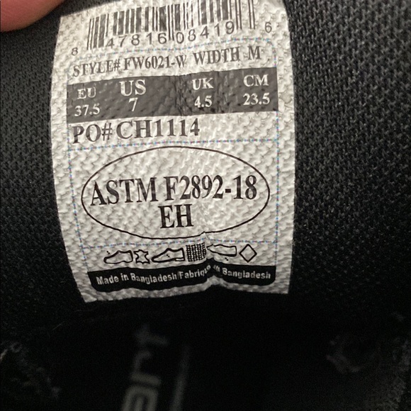 Carhartt Women’s Black Work Boots - Picture 3 of 6